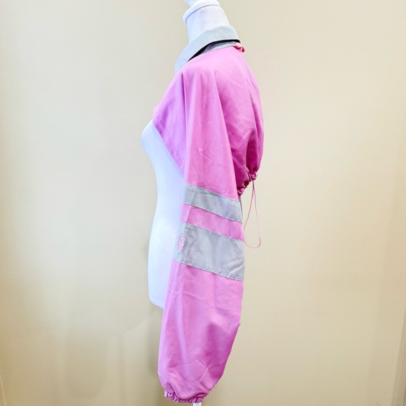 Free People Movement Swift Pink Gray Windbreaker Jacket Bolero Shrub Sz Fits All - Picture 3 of 10